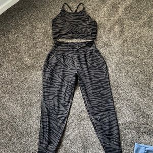 Old Navy power soft joggers and athletic crop top